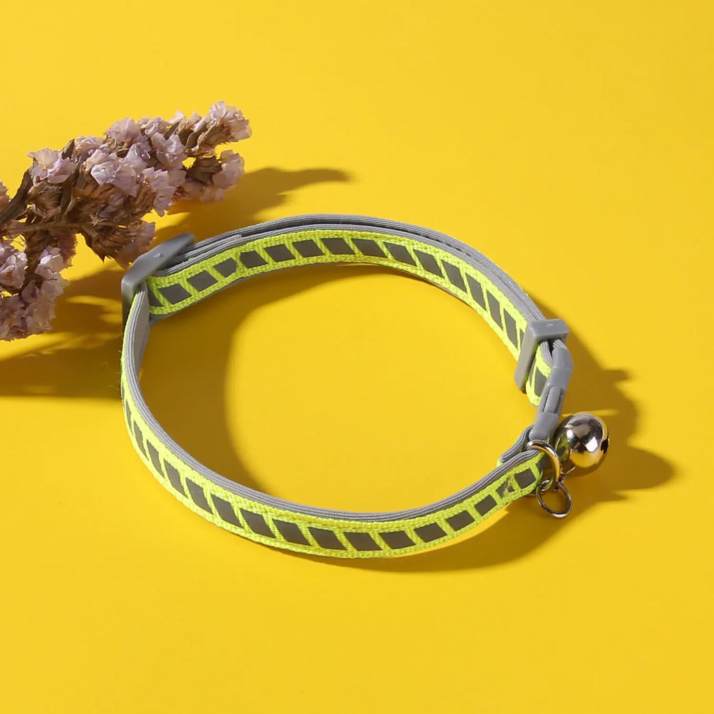 Reflective Pet Collars with Plastic Buckles — Safe & Stylish | 20–34cm