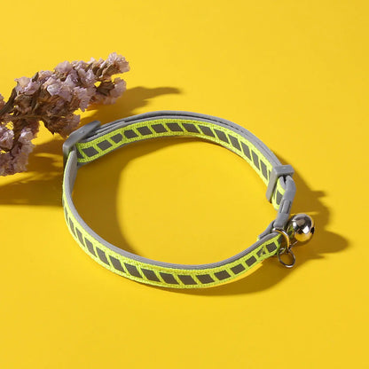 Reflective Pet Collars with Plastic Buckles — Safe & Stylish | 20–34cm
