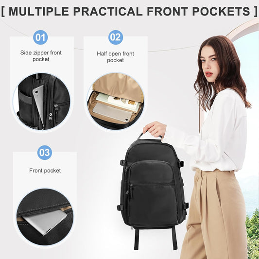 Carry-On Travel Backpack – Flight-Approved, Stylish & Spacious
