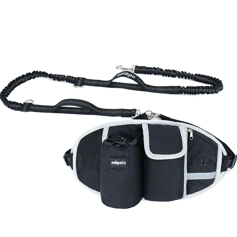 Fenya™ Hands-Free Dog Training Leash with Waist Bag Storage — Run, Walk & Train Comfortably | Multi-Pocket Outdoor Design