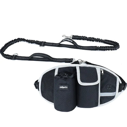 Fenya™ Hands-Free Dog Training Leash with Waist Bag Storage — Run, Walk & Train Comfortably | Multi-Pocket Outdoor Design
