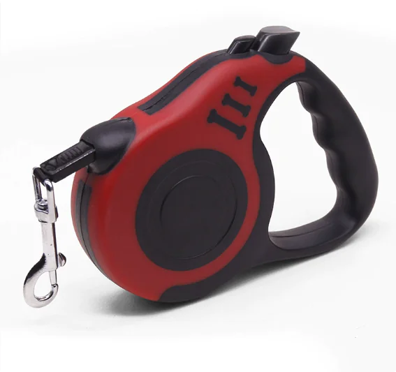 Pet Automatic Retractable Leash with Bone Print — Stylish & Durable | 3m / 5m