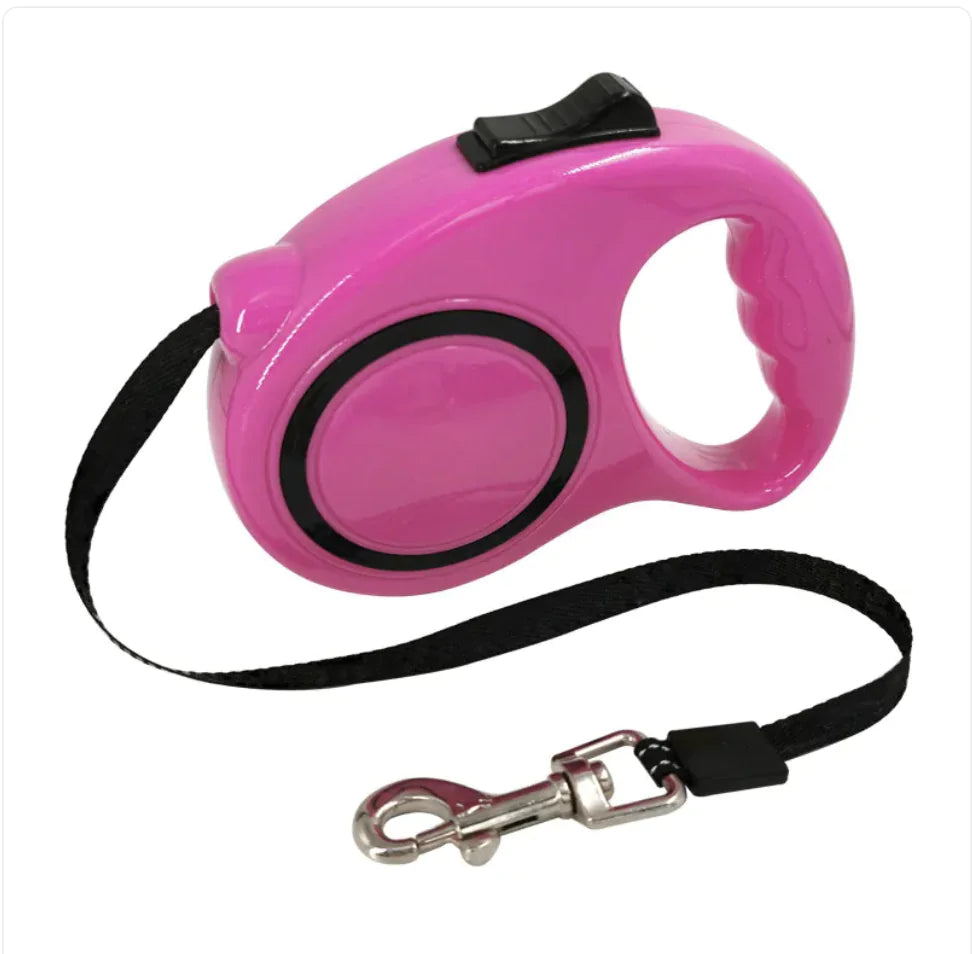 Pet Automatic Retractable Leash with Bone Print — Stylish & Durable | 3m / 5m