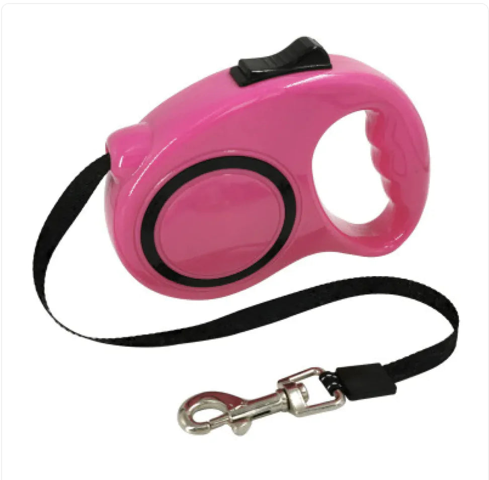 Pet Automatic Retractable Leash with Bone Print — Stylish & Durable | 3m / 5m