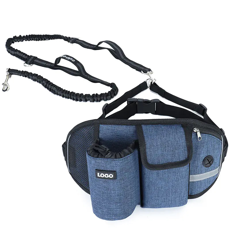 Fenya™ Hands-Free Dog Training Leash with Waist Bag Storage — Run, Walk & Train Comfortably | Multi-Pocket Outdoor Design