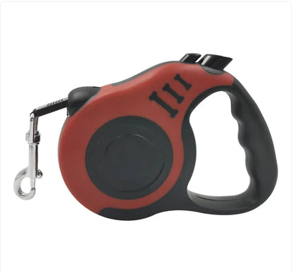 Pet Automatic Retractable Leash with Bone Print — Stylish & Durable | 3m / 5m