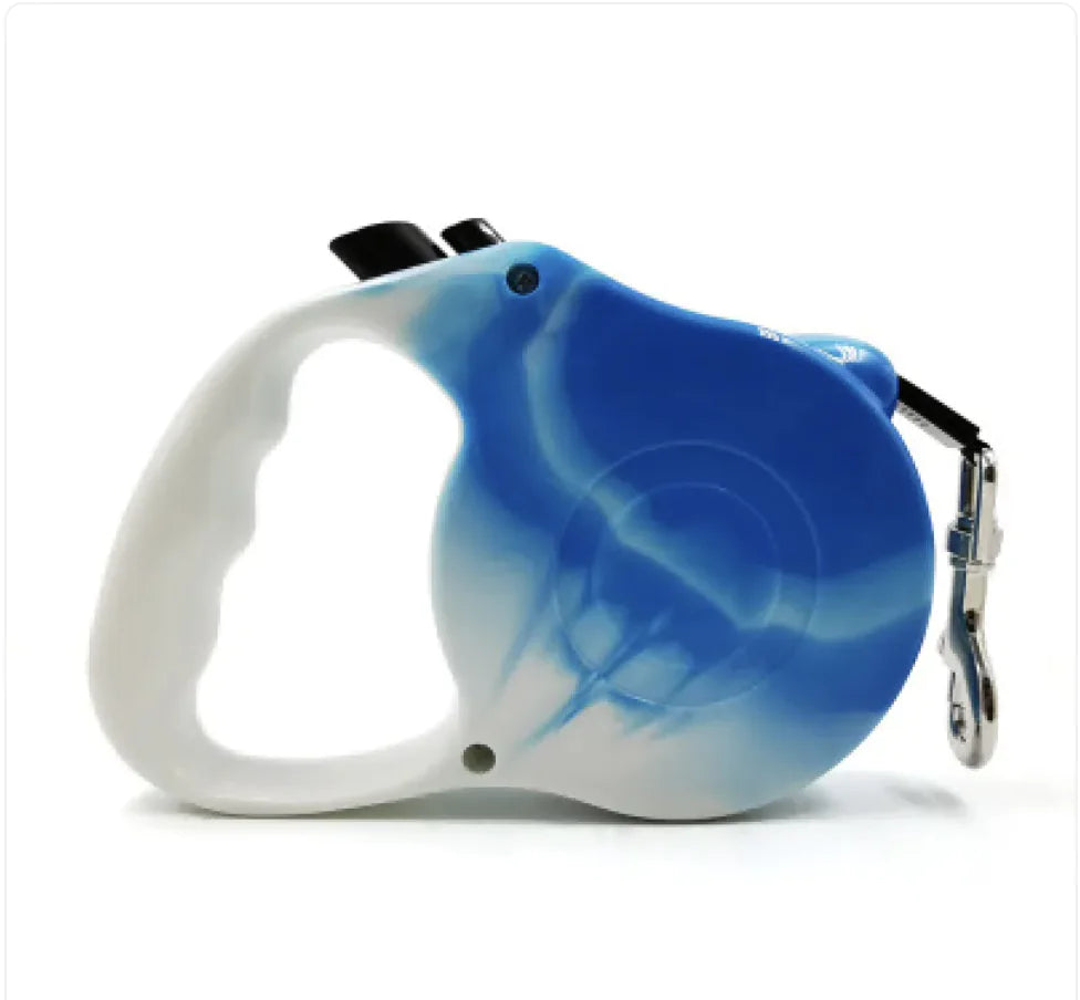 Pet Automatic Retractable Leash with Bone Print — Stylish & Durable | 3m / 5m